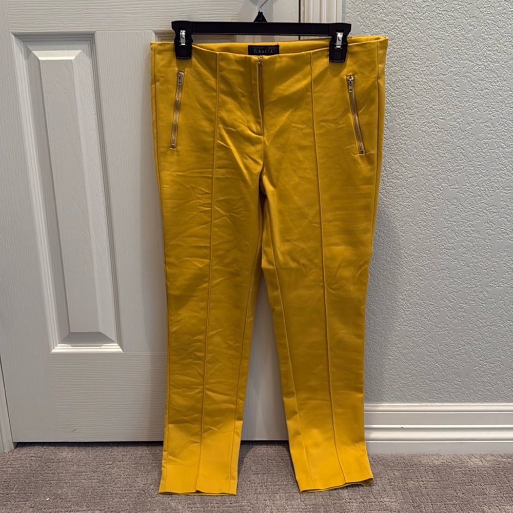 Gracia Yellow Pants